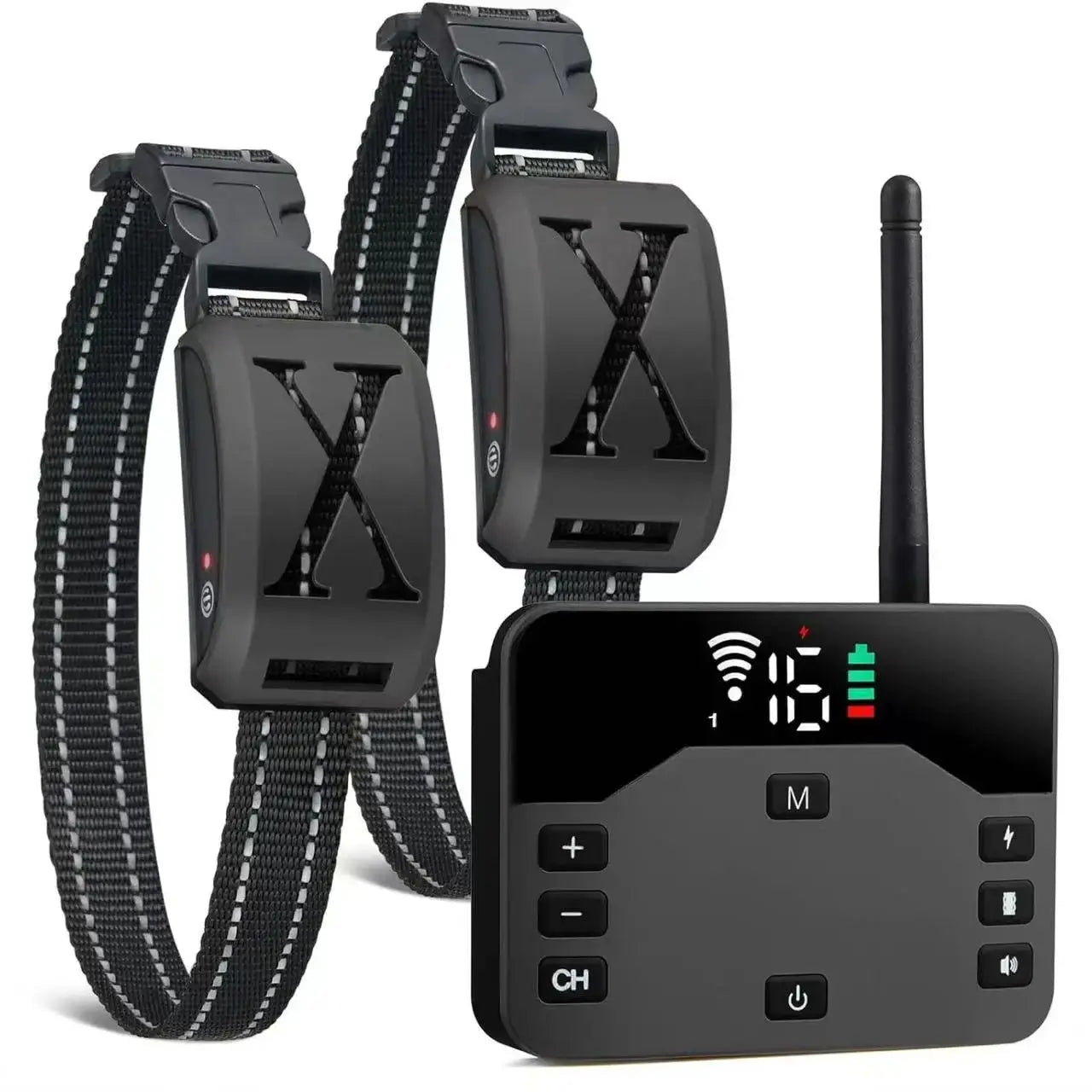 2-in-1 Wireless Dog Fence & Training Collar – Rechargeable Remote with Beep, Vibration & Shock Modes