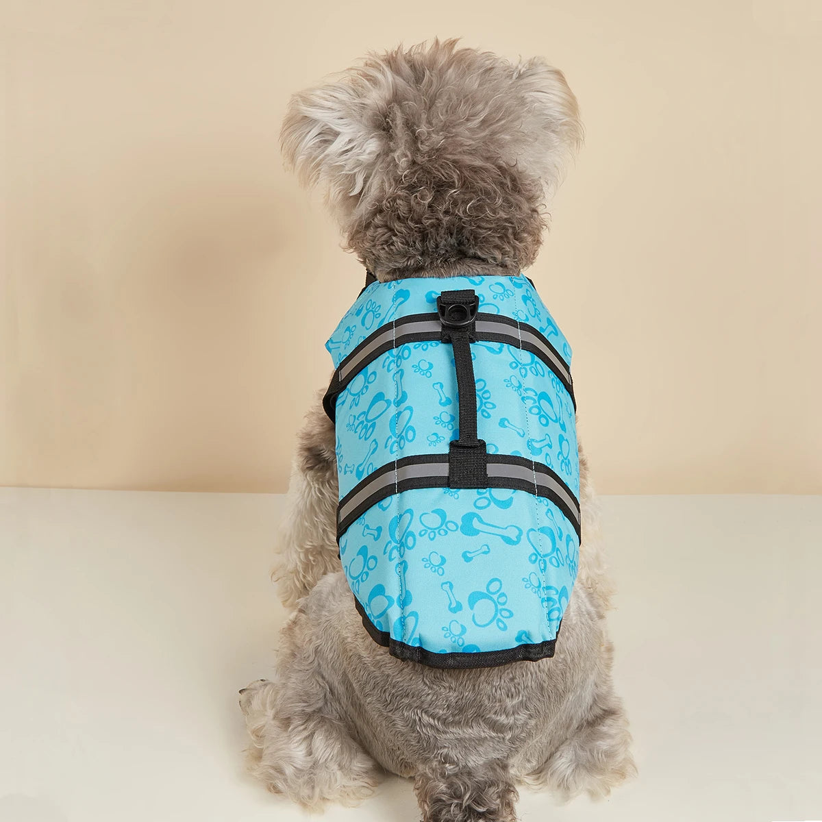 Reflective Dog Life Jacket – Adjustable Safety Swim Vest with Enhanced Buoyancy for Medium & Large Dogs