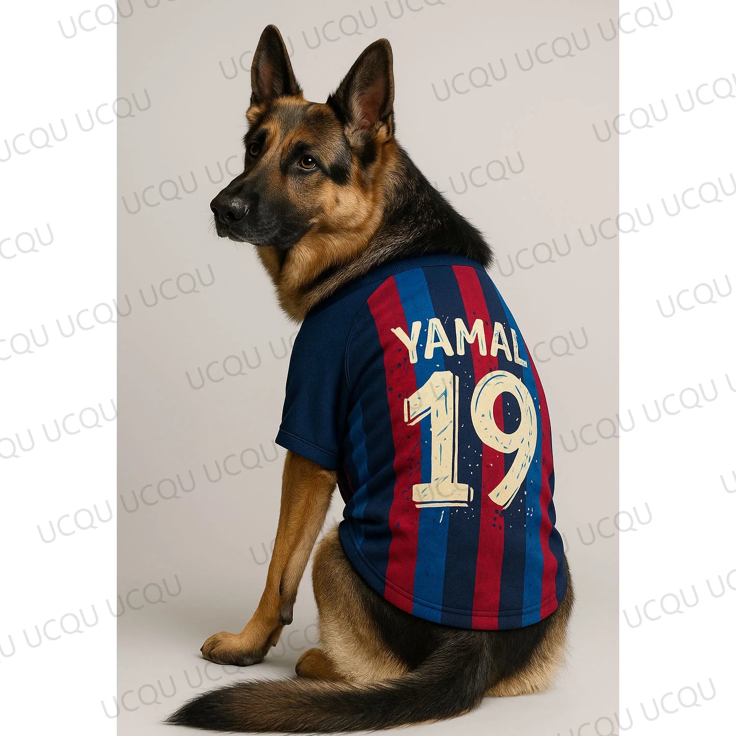 Graffiti Style Pet Jersey – Yamal 19 Football Vest for Dogs & Cats