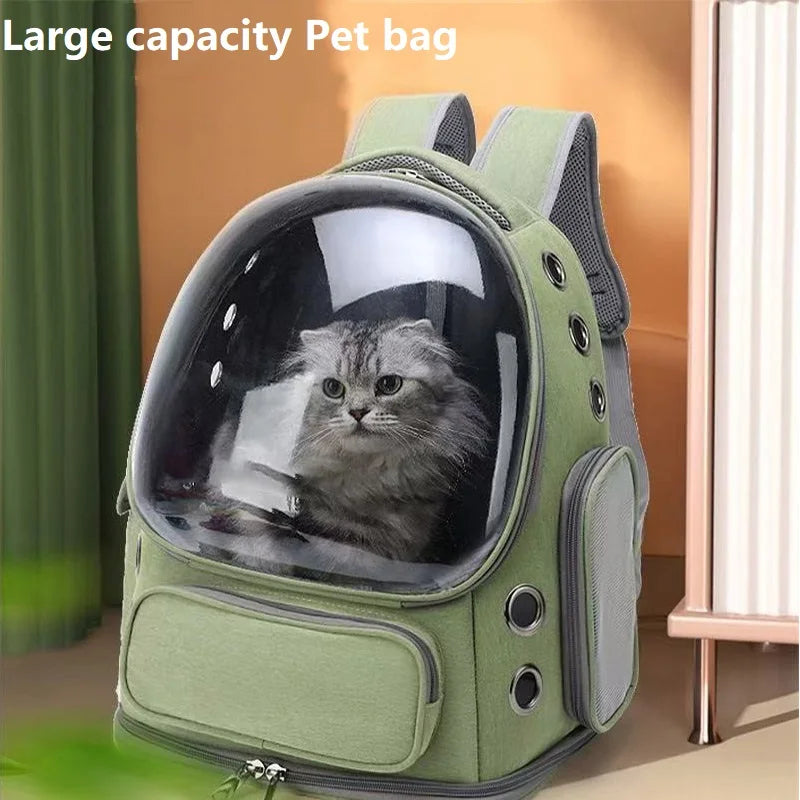 Cat Backpack Carrier – Travel Bag for Large Cats & Small Dogs (MXDYP01)
