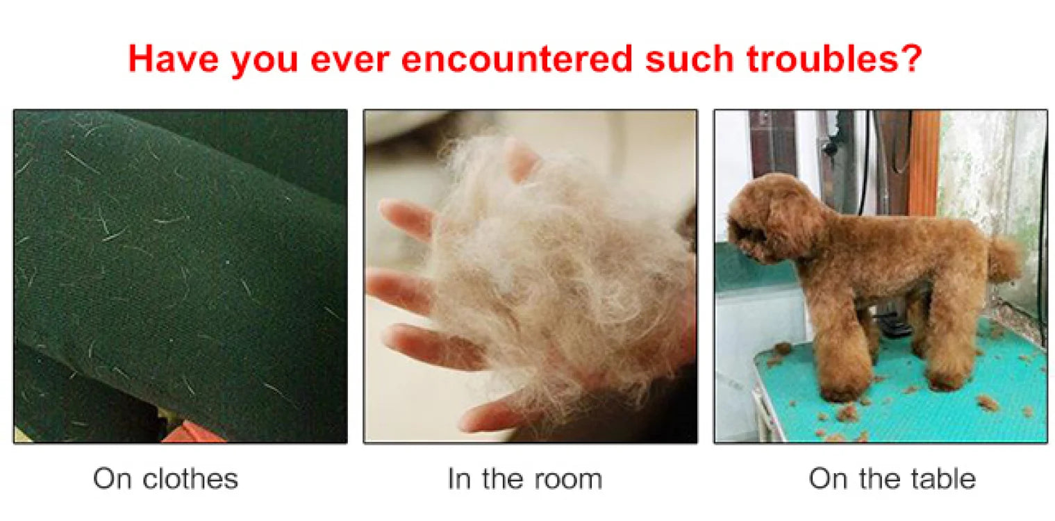 Portable Pet Vacuum Cleaner – Dual-Purpose Electric Hair Remover & Massage Grooming Tool for Cats & Dogs