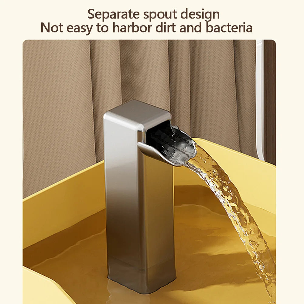 Cat Water Fountain 1.5L – USB Pet Drinking Fountain for Cats & Small Dogs with Anti-Dry Burn Protection