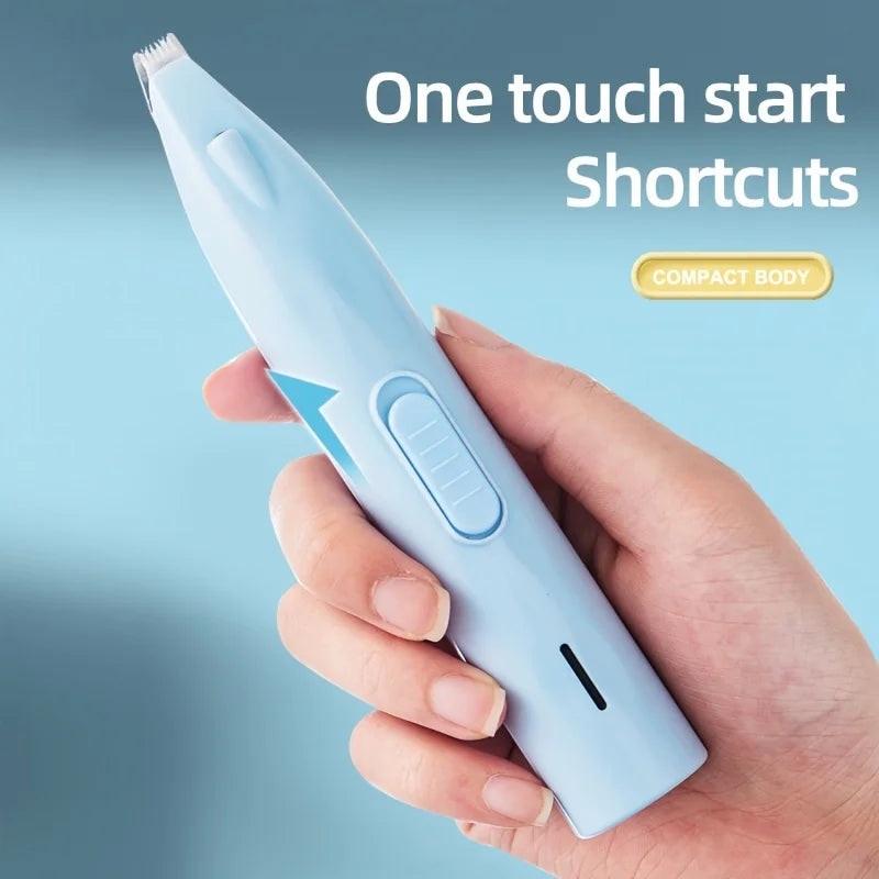 Electric Pet Paw Shaver – Quiet Grooming Trimmer for Cat & Dog Feet