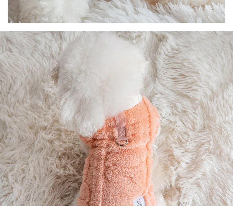 Soft Fleece Dog Sweater – Winter Warm Pullover for Small Dogs & Kittens