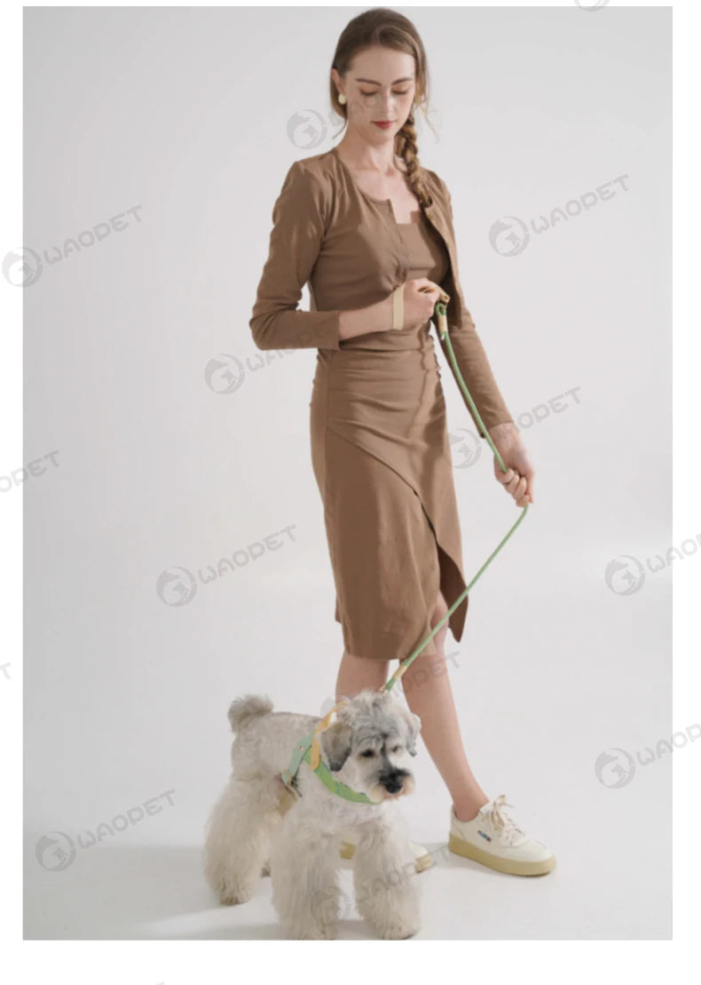 Nylon Rope Dog Leash – Durable PVC Lead for Dogs & Cats (2024 Style)