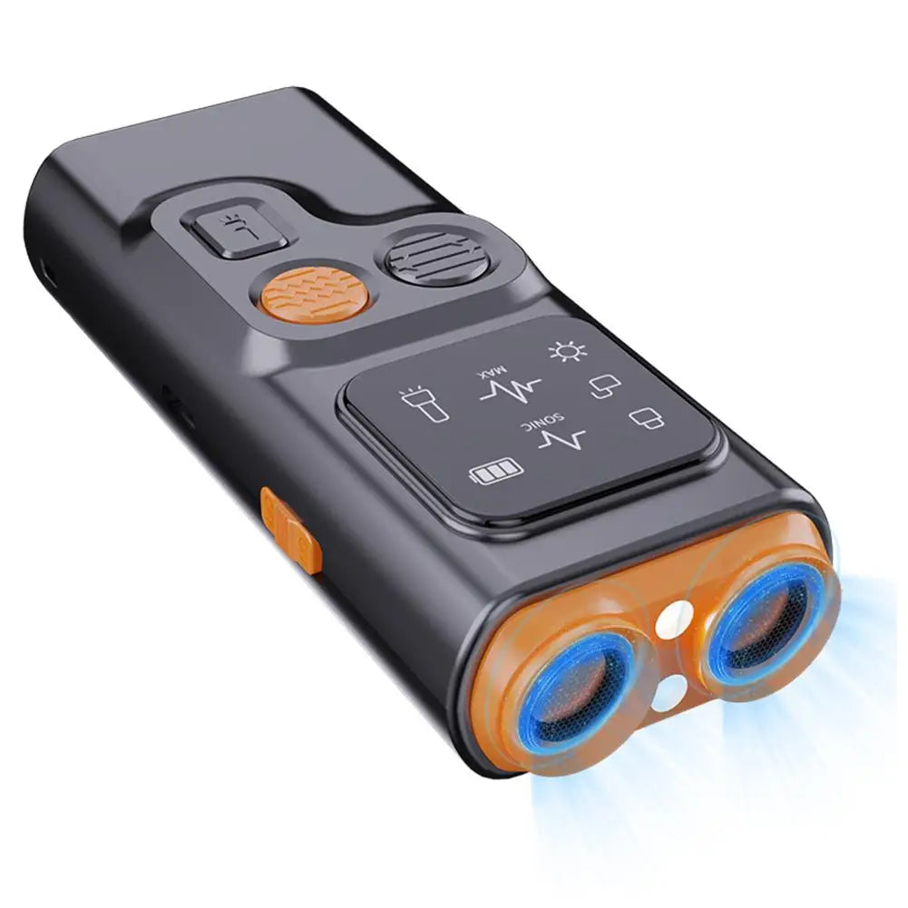 Dog Repeller Tool – Handheld Anti-Bark LED Training Flashlight