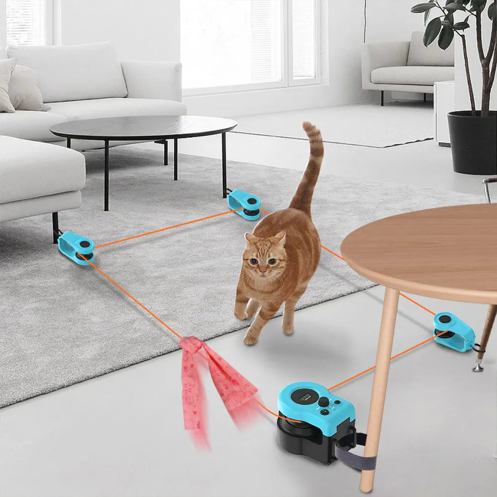 Interactive Cat Treadmill Toy – Adjustable-Speed Chase & Exercise Toy for Indoor Cats and Kittens