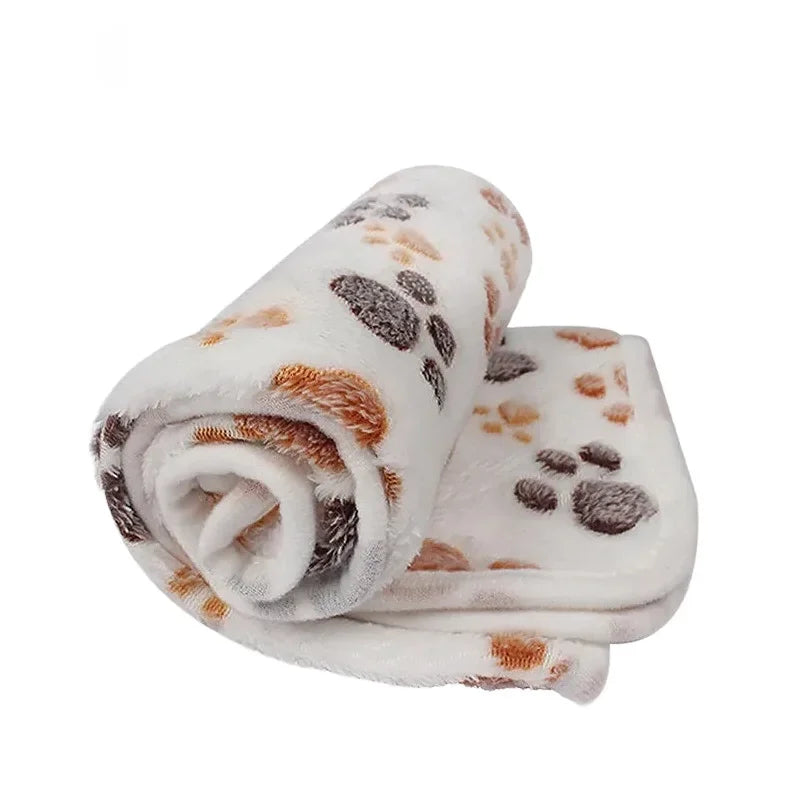 Soft Fluffy Pet Blanket – Warm & Cozy Cartoon Mat for Cats and Dogs