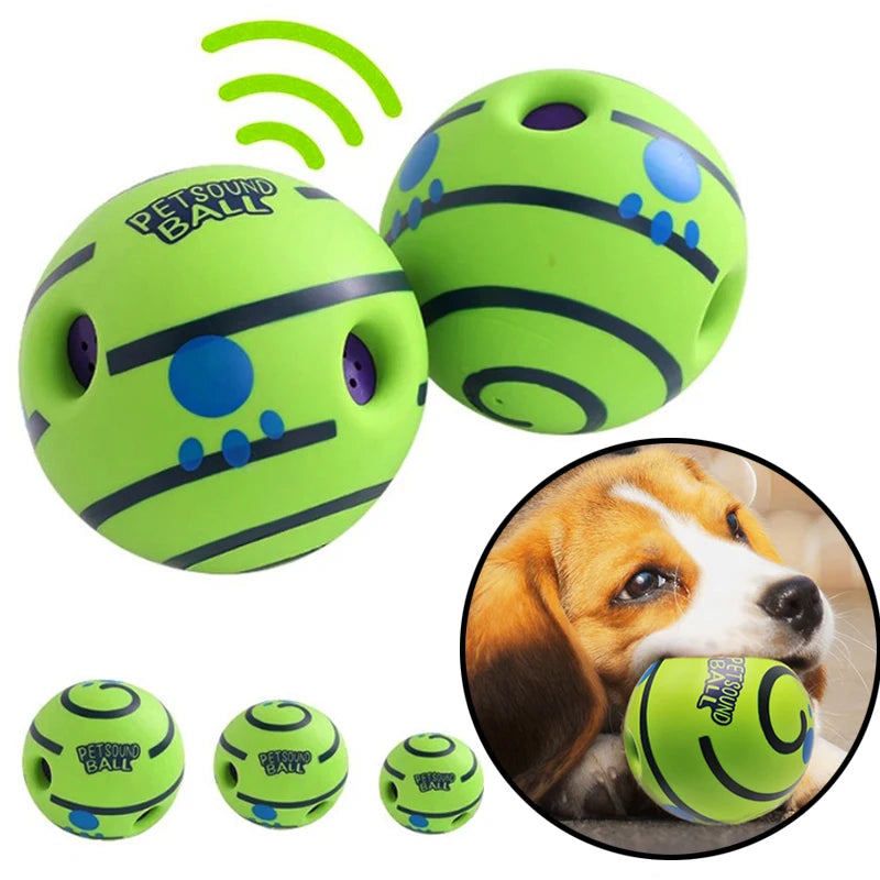 Wobble Wag Giggle Ball – Interactive Dog Toy with Fun Giggle Sounds for All Breeds (As Seen On TV)