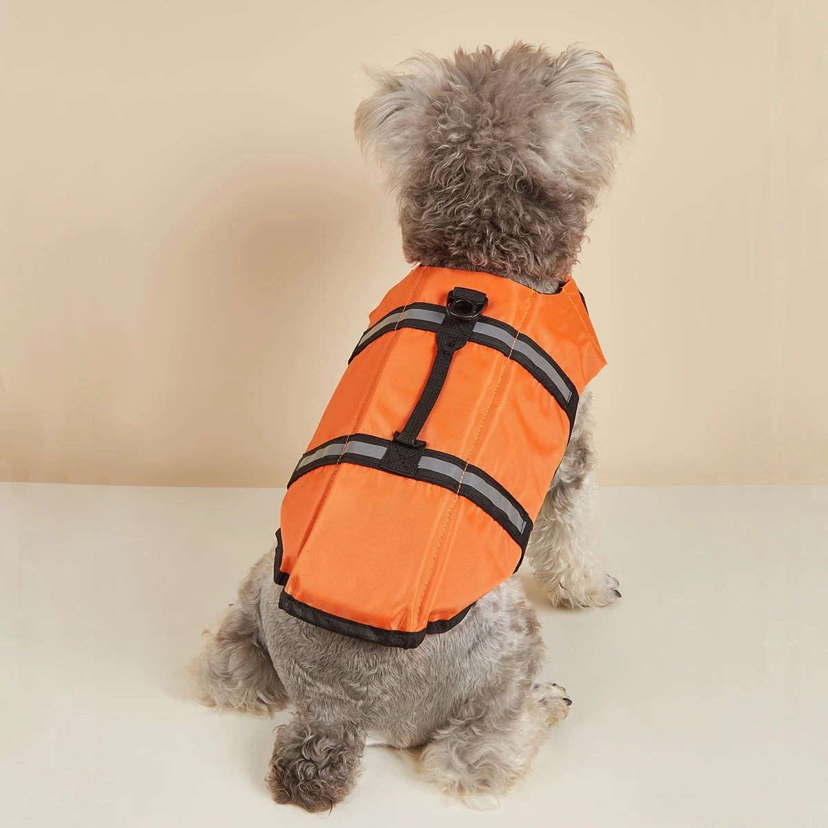 Reflective Dog Life Jacket – Adjustable Safety Swim Vest with Enhanced Buoyancy for Medium & Large Dogs