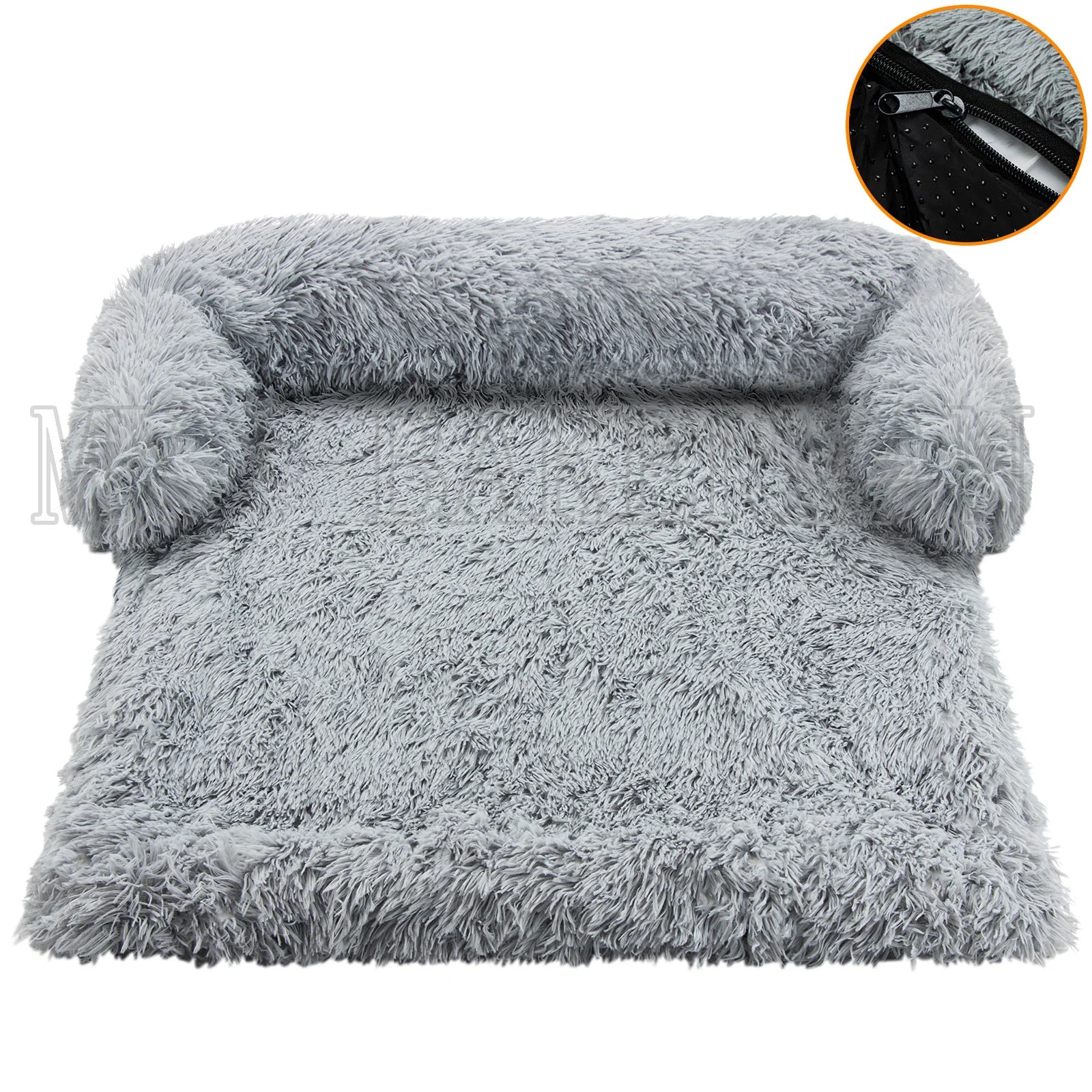 4 Styles Plush Pet Sofa Bed – Removable Washable Cover & Waterproof Upholstery for Dogs & Cats (All Seasons)