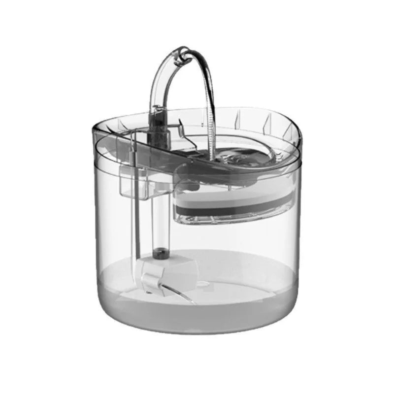 1.8L Automatic Pet Water Fountain – BPA-Free Cat & Dog Bowl with 3-Stage Filter, Quiet Pump, LED Indicator & Multi-Level Flow