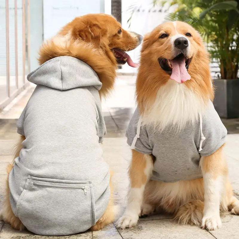 Dog Sport Hoodie – Warm Autumn & Winter Sweatshirt for Medium & Large Dogs