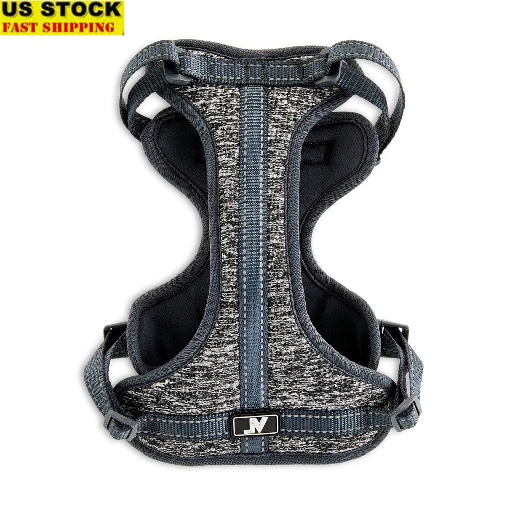 Adjustable Dog Harness for Small Dogs – Clip-In Polyester Walking Vest with D-Ring Leash Attachment
