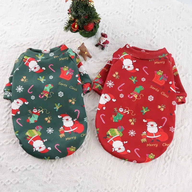 Christmas Dog Sweater – Warm Pullover for Small & Medium Dogs & Cats