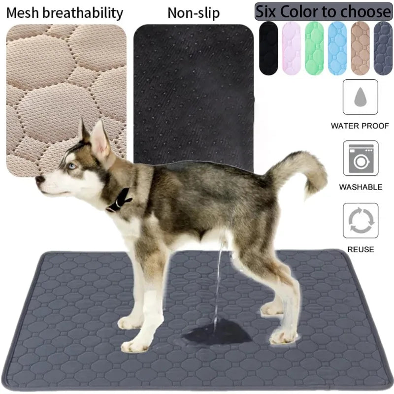 Reusable Dog Pee Pad Blanket – Washable Absorbent Pet Training Pad & Bed Protector for Dogs, Cats & Car Seats