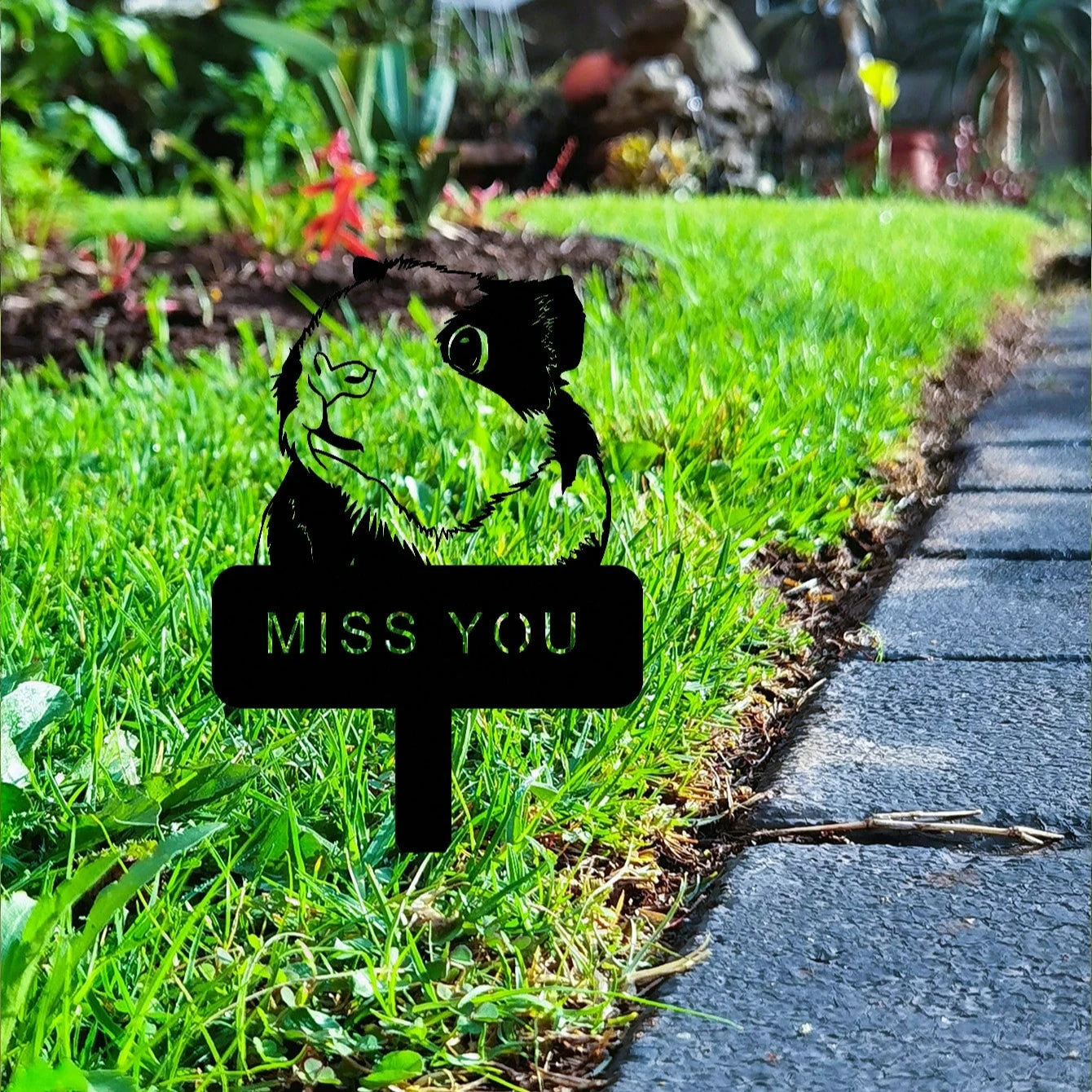 Acrylic Pet Memorial Garden Stake – Outdoor Cemetery Gravestone for Dog & Cat Remembrance