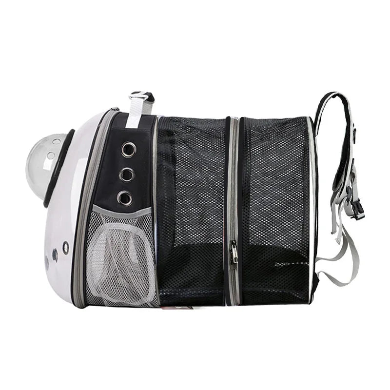 Portable Expandable Pet Backpack – Foldable Large Capacity Cat & Dog Travel Bag