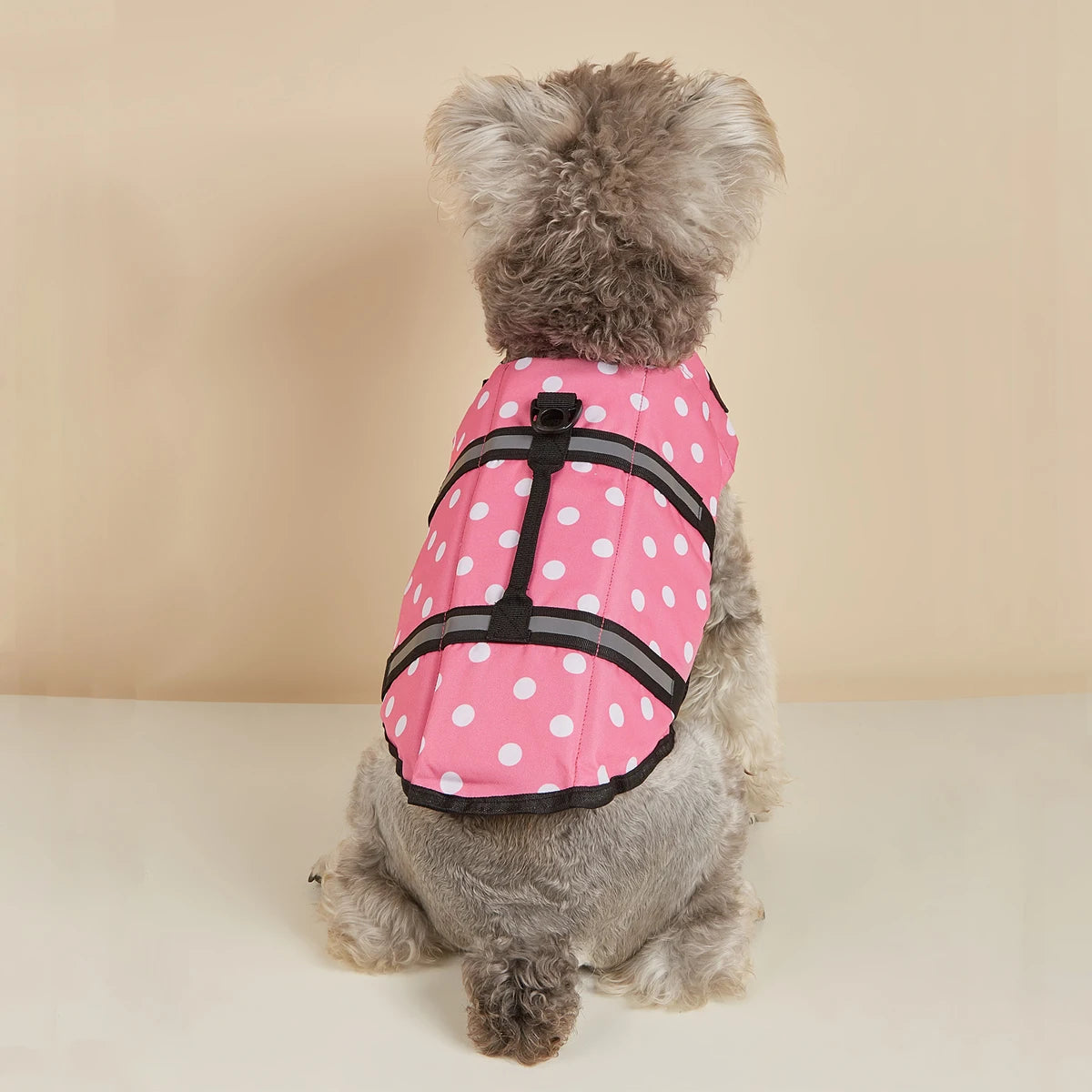 Reflective Dog Life Jacket – Adjustable Safety Swim Vest with Enhanced Buoyancy for Medium & Large Dogs