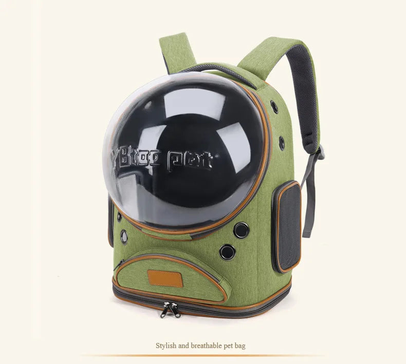 Cat Backpack Carrier – Large Capacity Breathable Space Capsule