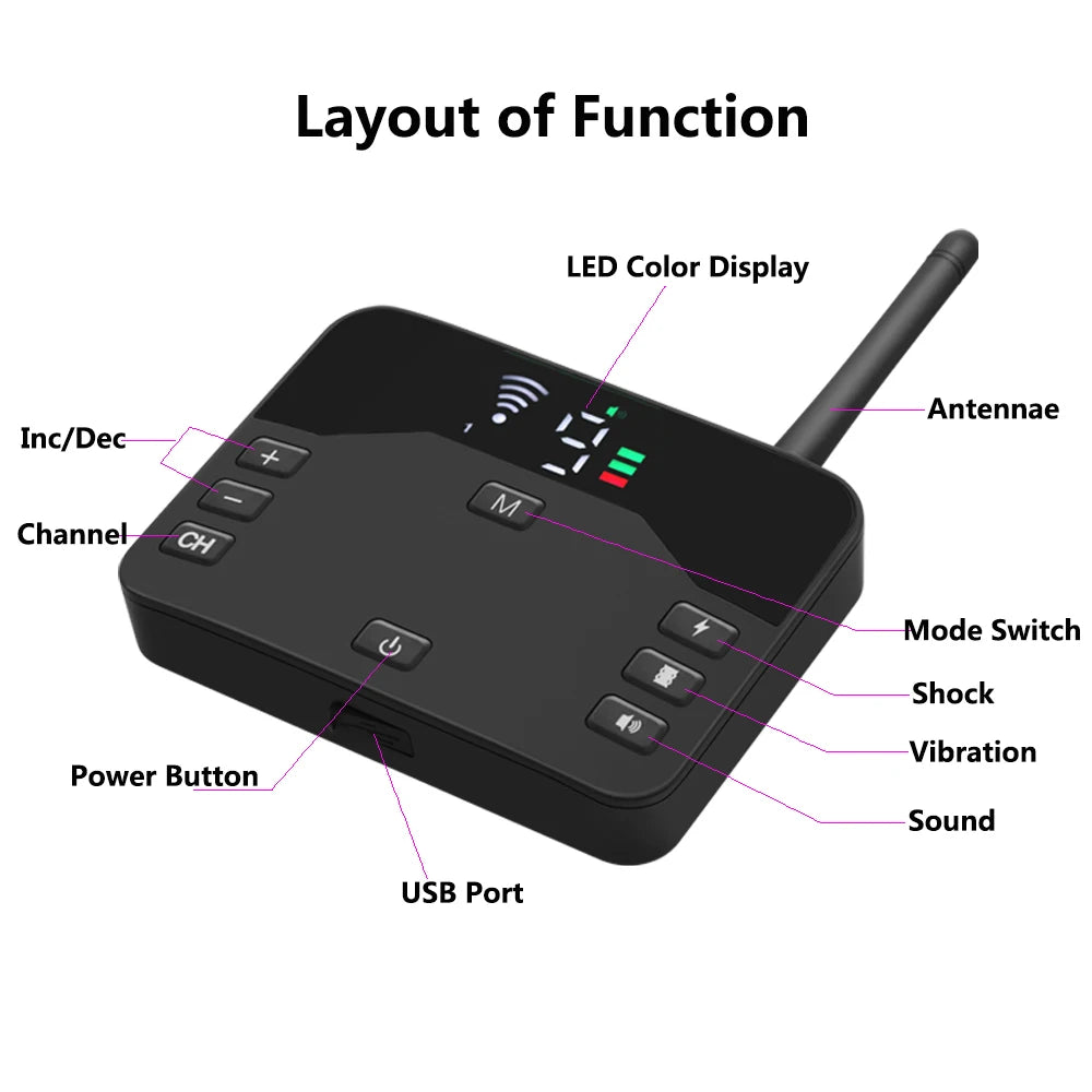 2-in-1 Wireless Dog Fence & Training Collar – Rechargeable Remote with Beep, Vibration & Shock Modes