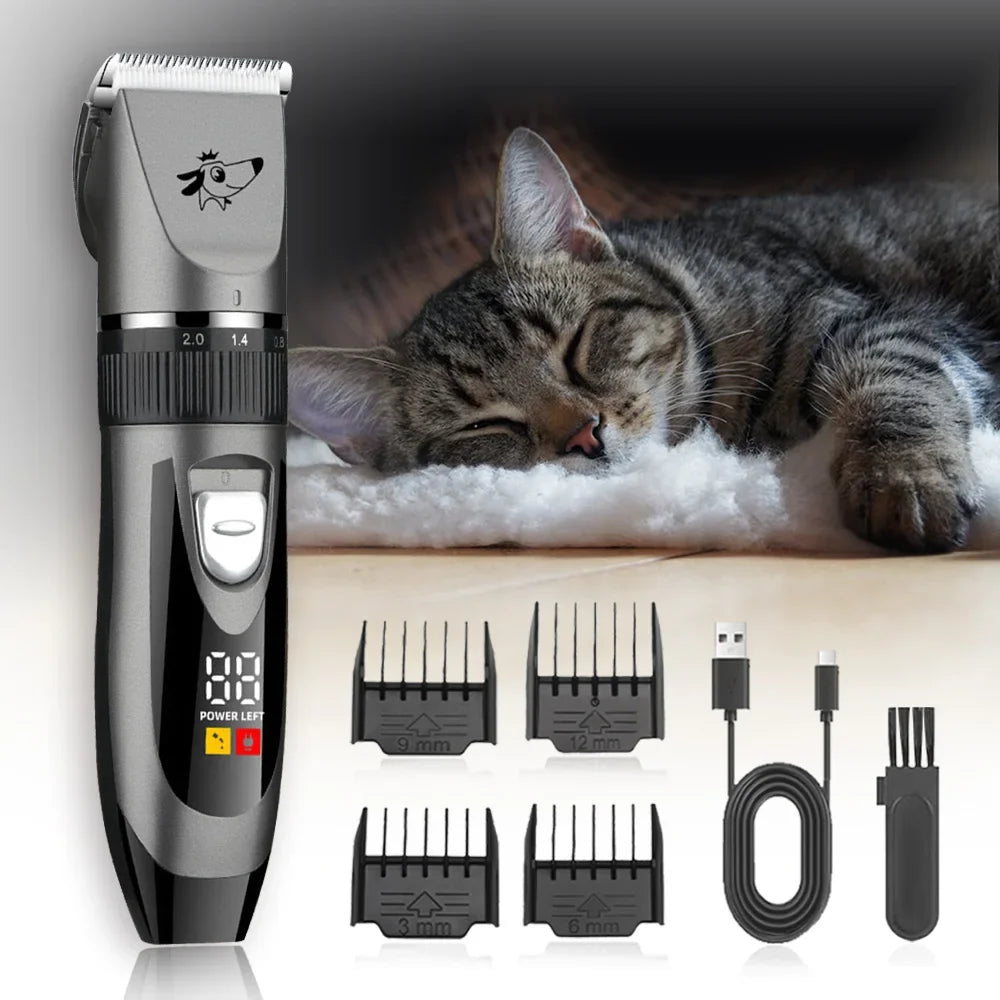 Professional Pet Hair Clipper – Trimmer for Dogs, Cats, Rabbits & Sheep