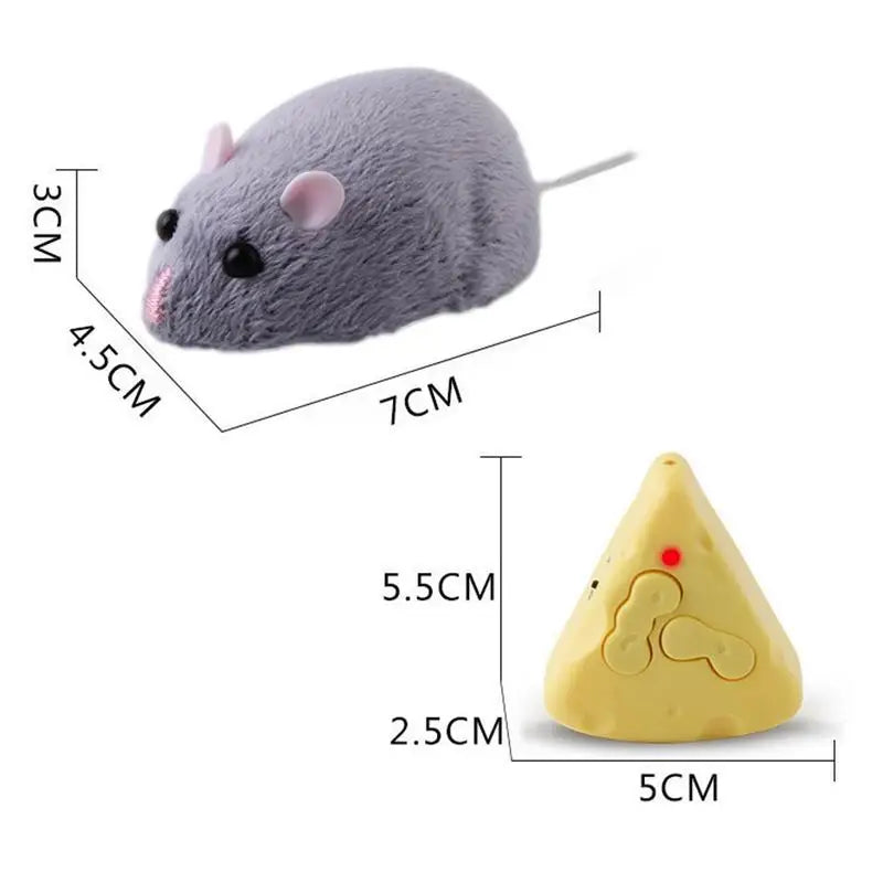 Interactive Remote Control Mouse Toy for Cats – Simulation Infrared RC Pet Toy