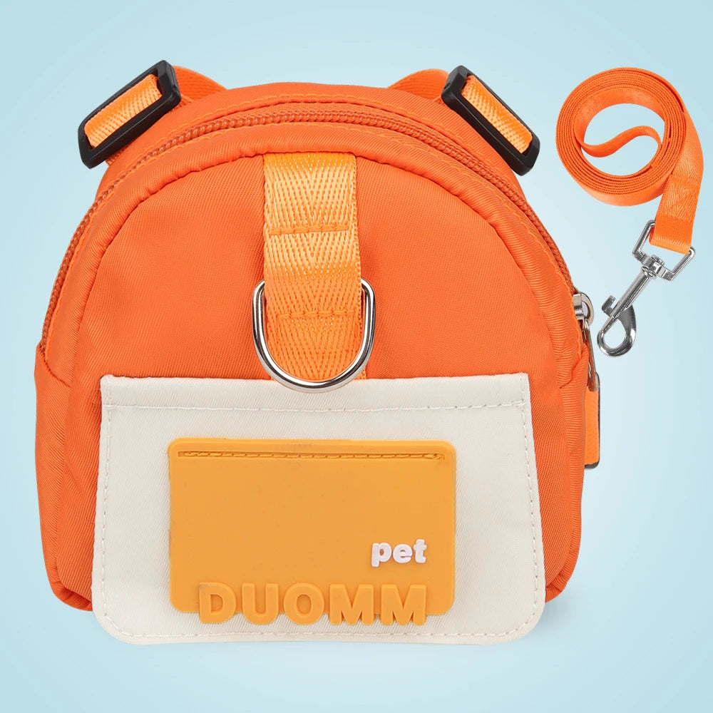 Dog Leash Backpack – Outdoor Travel Self-Leash Bag for Dogs