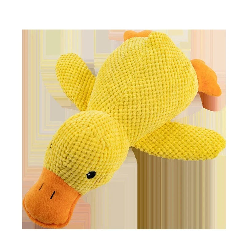 Dog Plush Sleeping Duck – Bite-Resistant & Sound Toy
