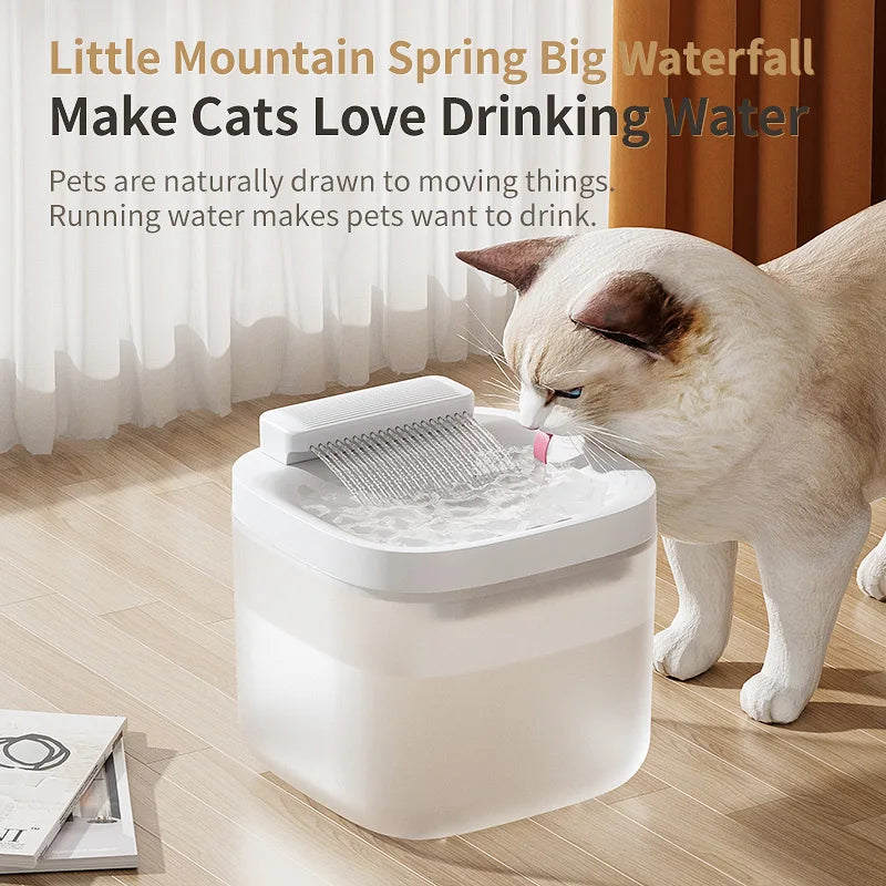 3L Automatic Cat Water Fountain – Large Capacity 101oz Pet Dog Water Dispenser with Circulating Filter & Quiet Pump
