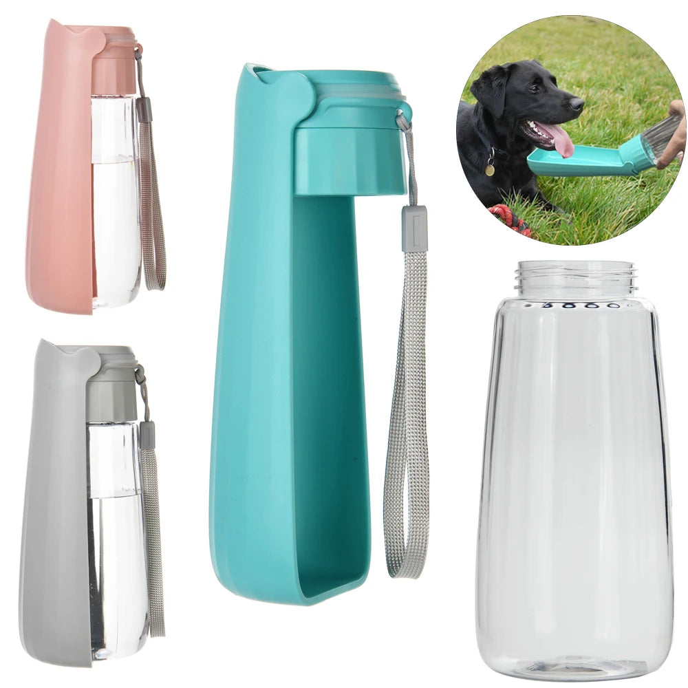 Outdoor Portable Dog Water Bottle – Leakproof Travel Pet Drinking Bowl for Small & Large Dogs