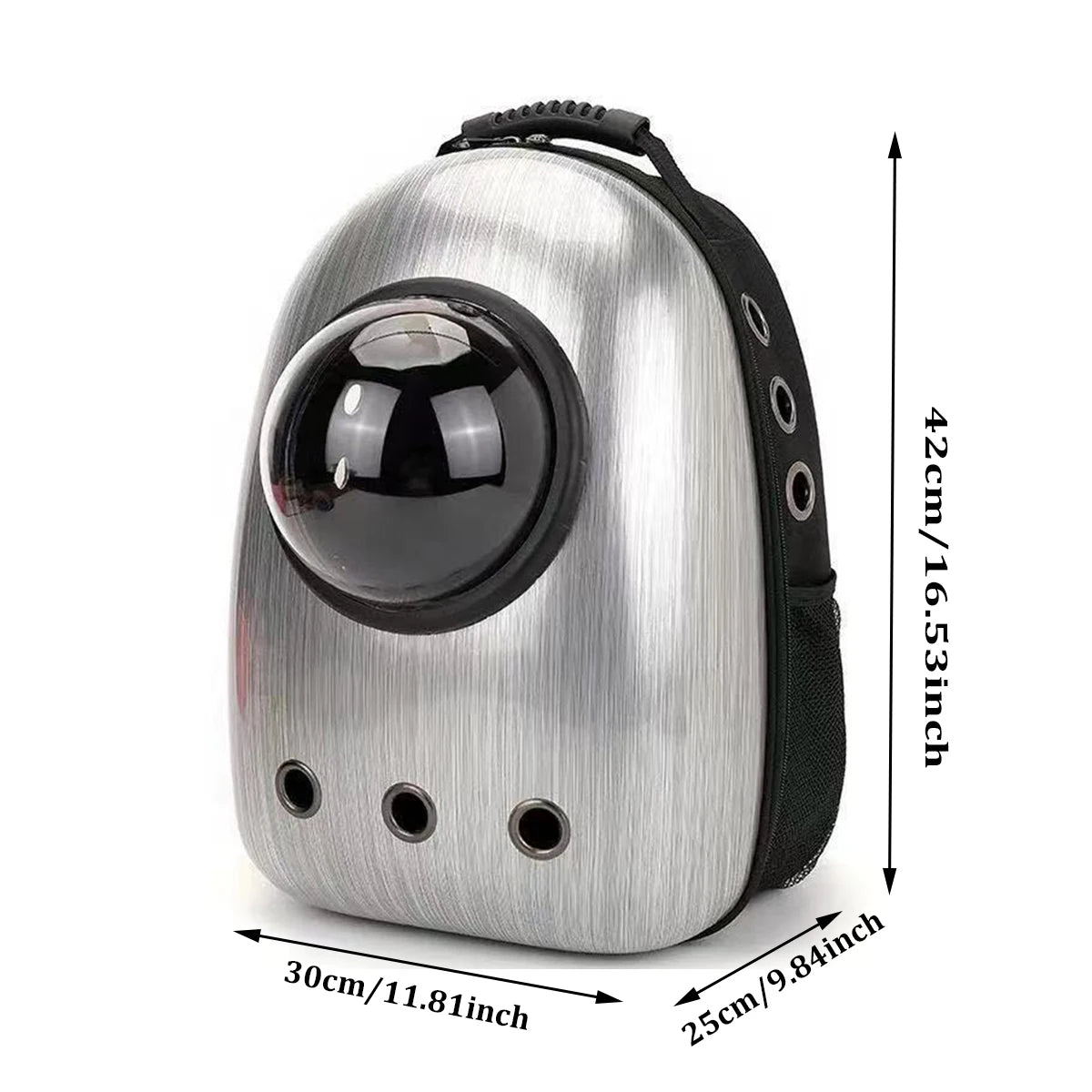 Space Capsule Pet Backpack – Large Capacity Breathable Cat & Dog Carrier Bag for Travel