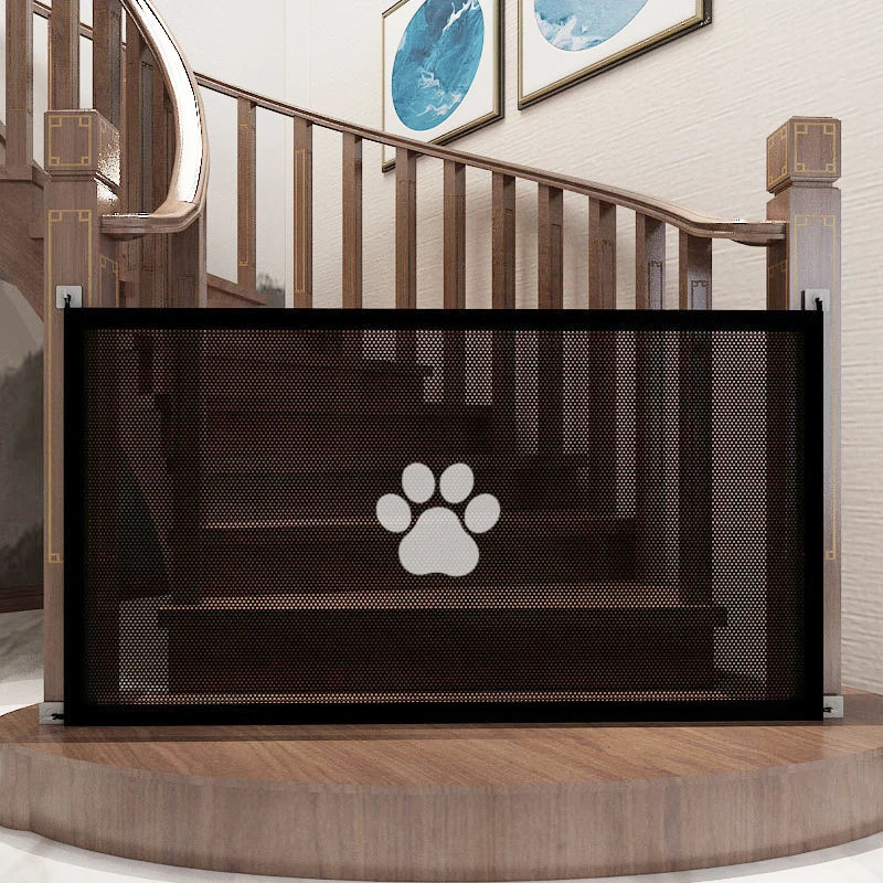 Portable Pet Safety Barrier – Folding Breathable Mesh Fence for Dogs & Cats