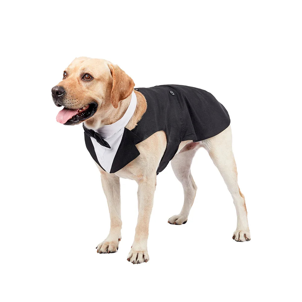 Pet Tuxedo Suit – Formal Wedding & Party Outfit for Dogs & Cats