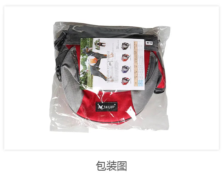 Portable Dog Training Backpack – Reflective Travel Snack Storage Bag