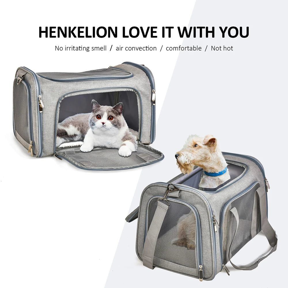 Dog Carrier Backpack – Soft-Sided Airline Approved Travel Bag for Small Pets