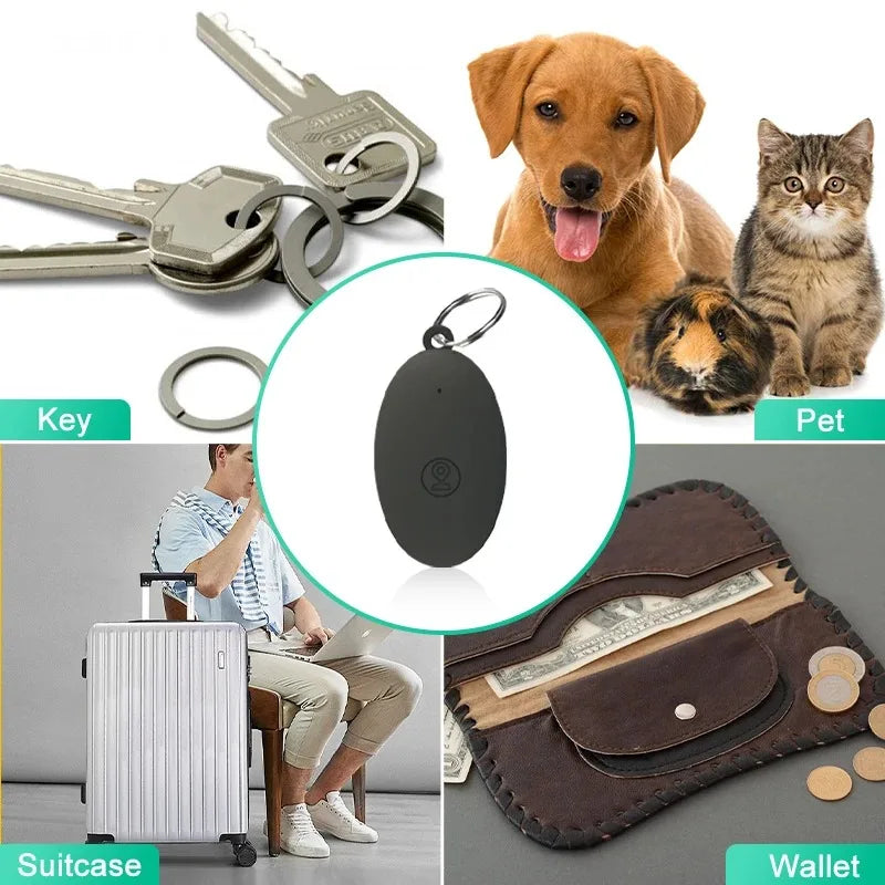 Mini GPS Pet Tracker – Anti-Lost Bluetooth Locator for Dogs, Cats & Pets