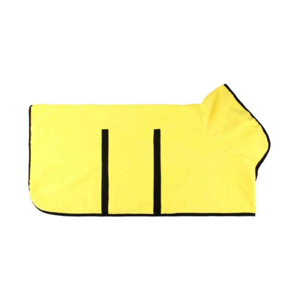 Dog Bathrobe – Quick-Dry Absorbent Towel Robe for Small, Medium & Large Dogs