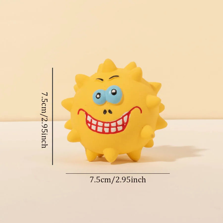 Squeaky Thorn Dog Chew Toy – Bite Resistant & Tooth Cleaning