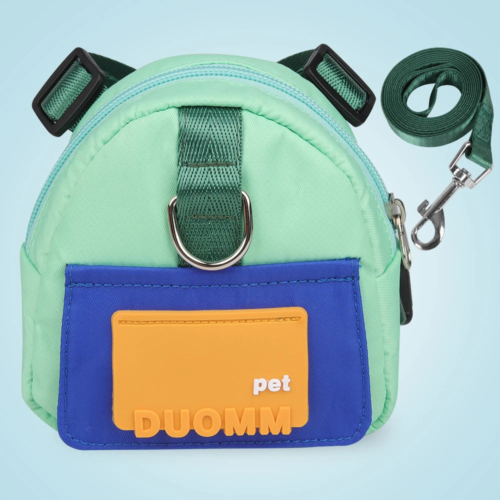 Dog Leash Backpack – Outdoor Travel Self-Leash Bag for Dogs