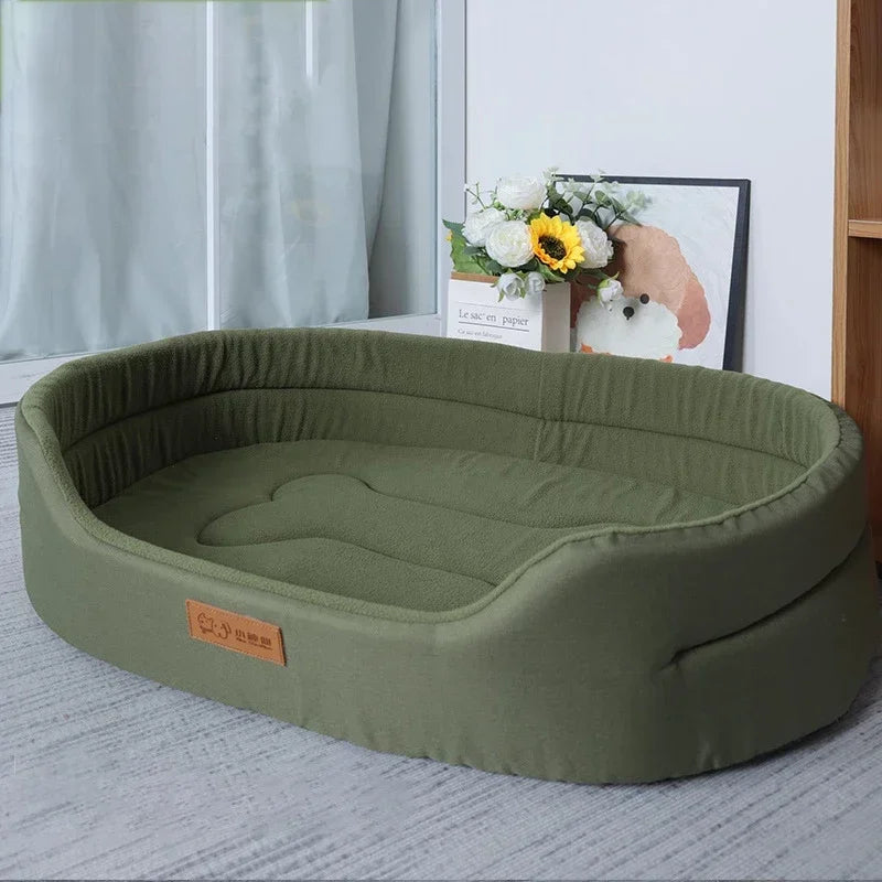 Square Waterproof Dog Bed – Custom Size, Washable & Anti-Mite Pet Sofa