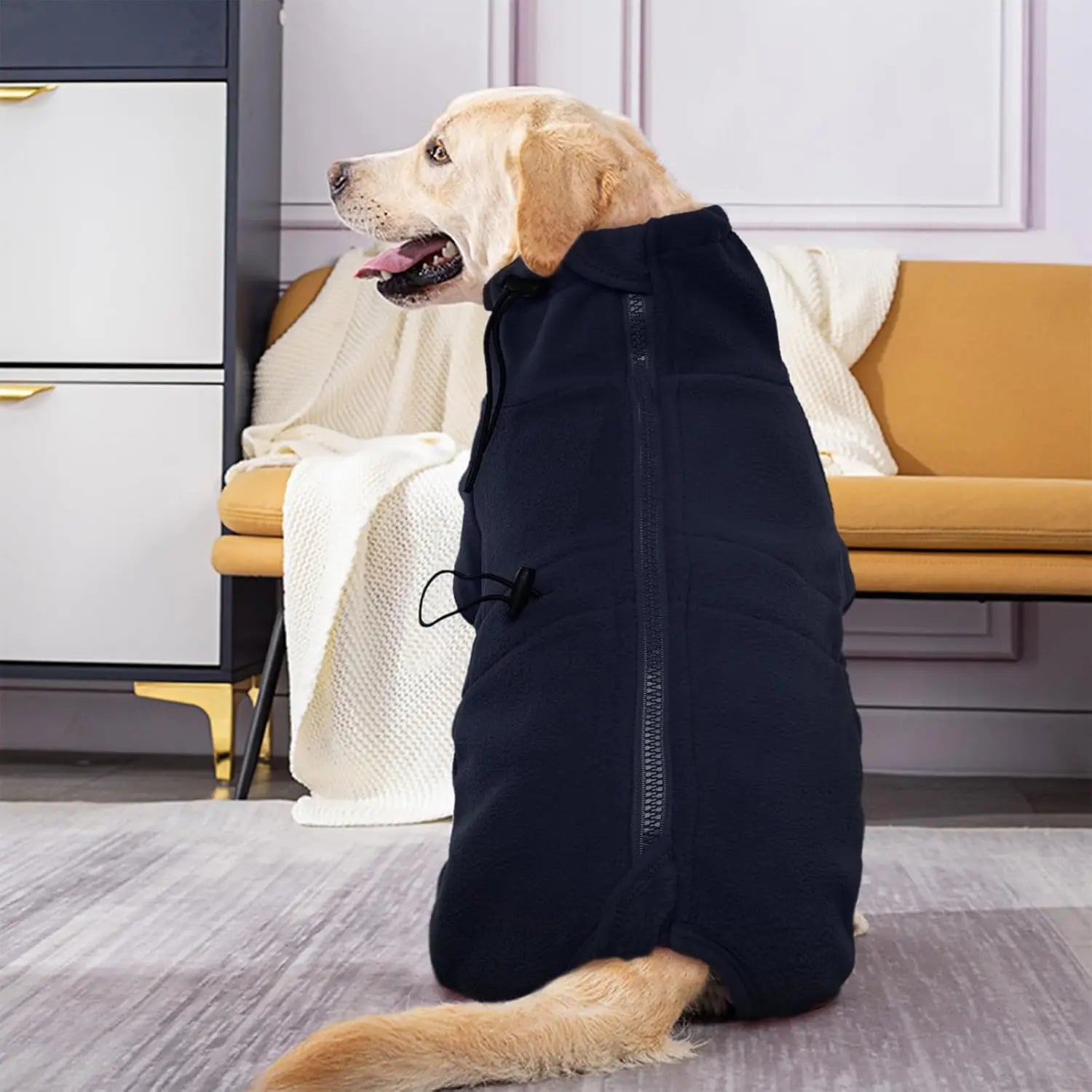ATUBAN Dog Winter Coat – Soft Fleece Warm Pullover Jacket for Cold Weather