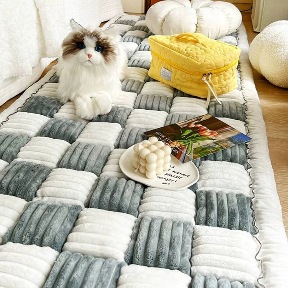 Dog Bed Mat – Warm, Scratch-Resistant, Washable Sofa Cover Cushion for Large Dogs & Cats