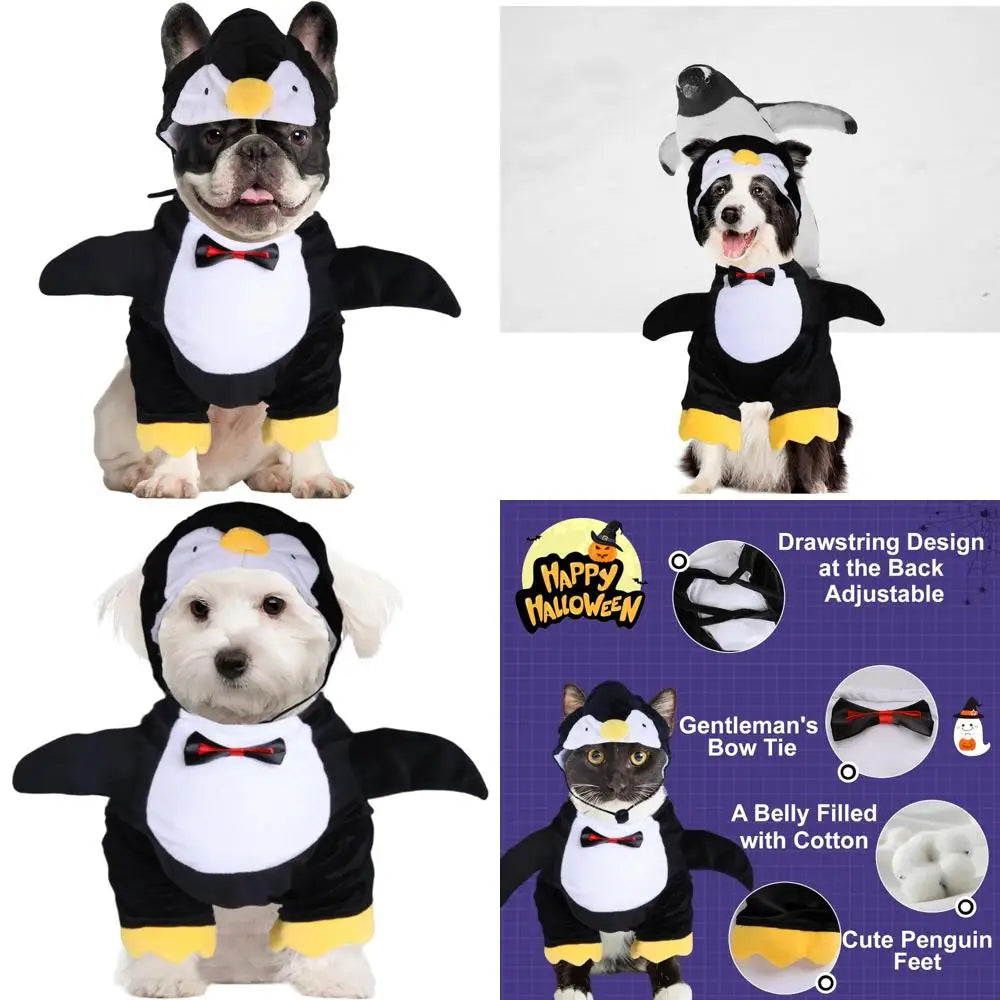 Penguin Dog Costume – Adorable Halloween Cosplay Outfit for Dogs & Cats