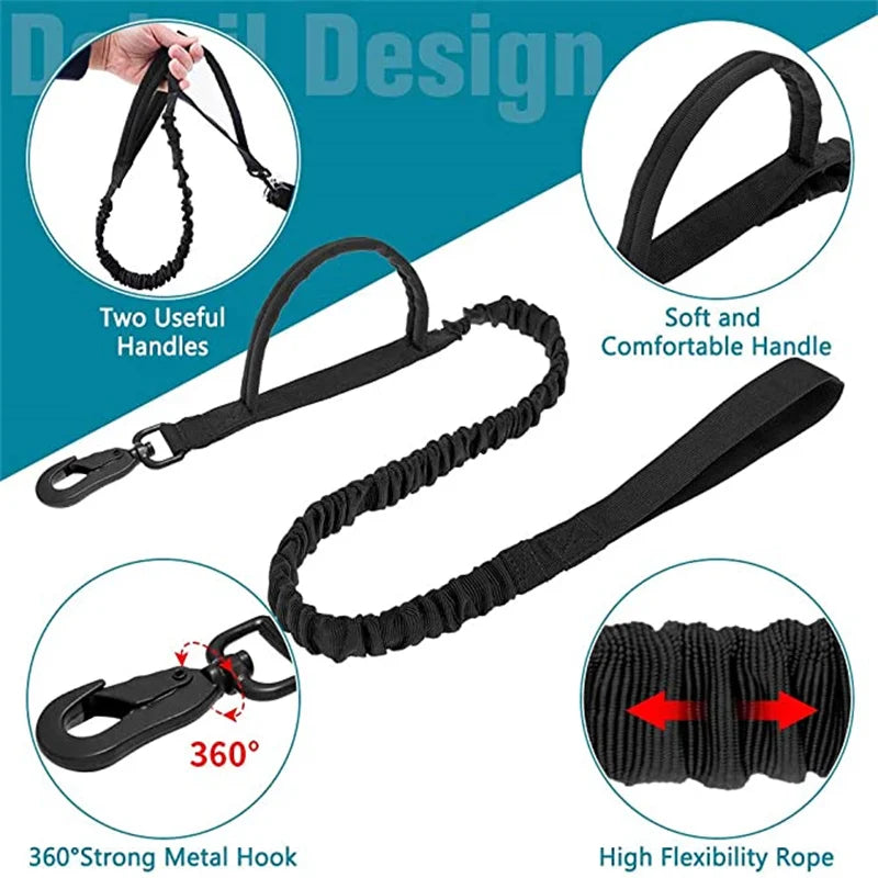 Tactical Dog Collar & Leash Set – Adjustable Military Training Gear for Medium & Large Dogs