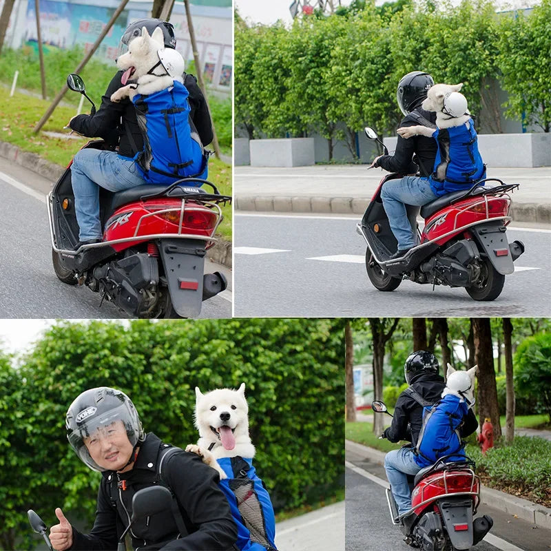 Dog Carrier Backpack – Strong Nylon Travel Bag for Small & Medium Dogs