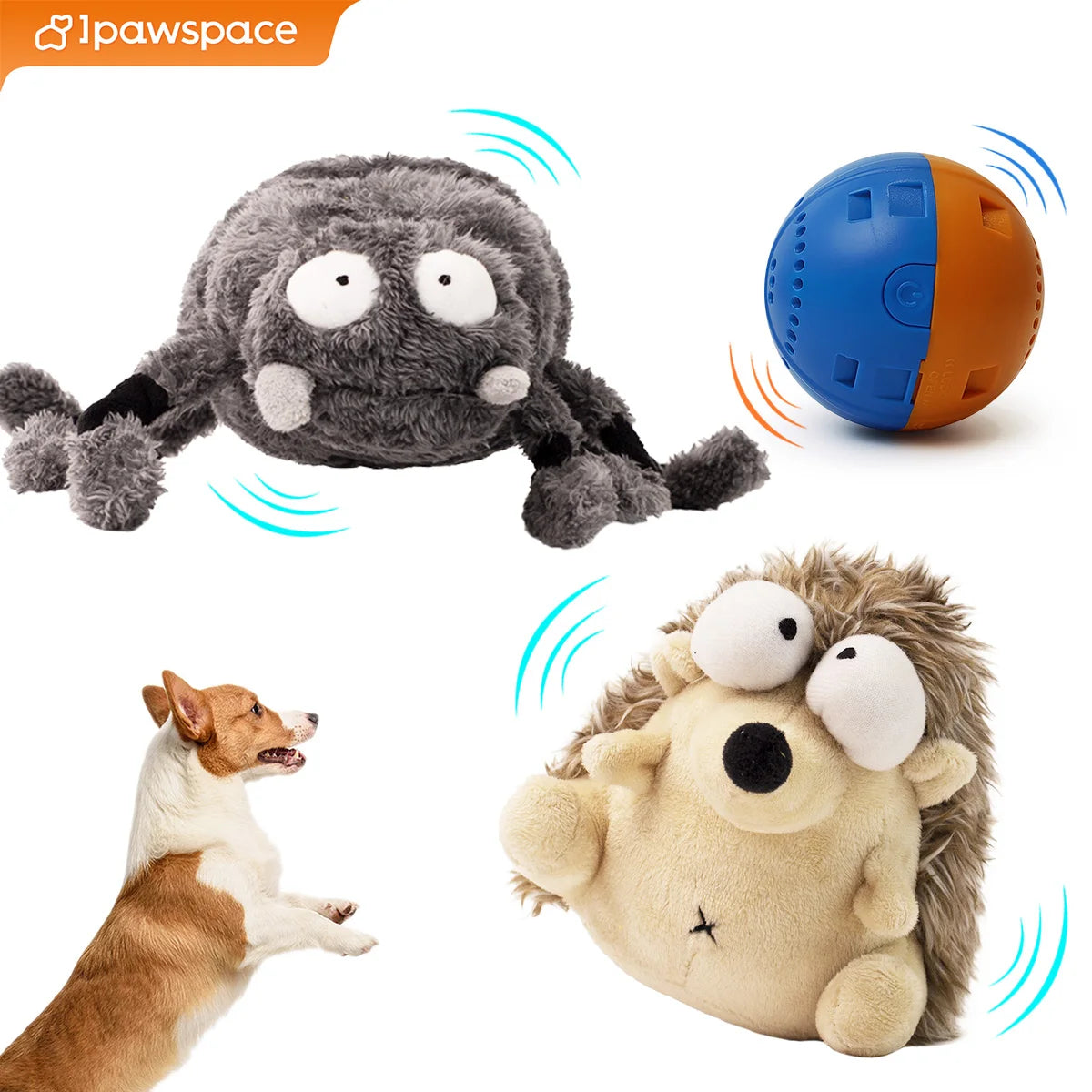 Interactive Plush Dog Toy – Dancing, Chew & Fetch Toy for Small and Medium Dogs