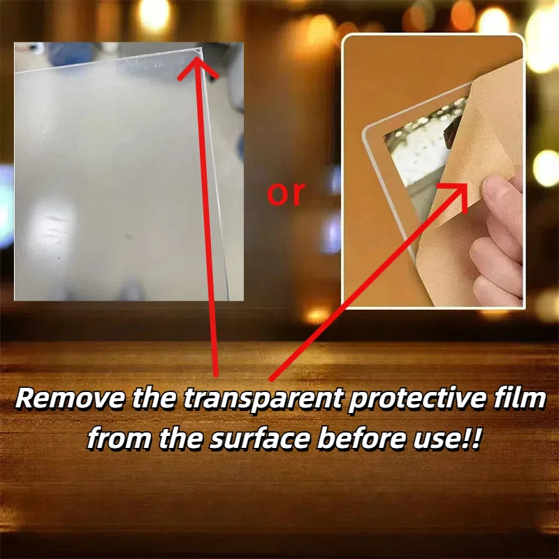 Custom Pet Photo LED Night Light – Acrylic & Wooden Stand