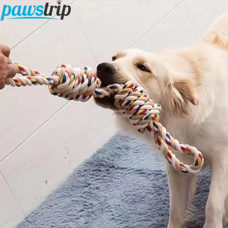 Bite-Resistant Rope Knot Toy – Durable Chew Toy for Medium & Large Dogs