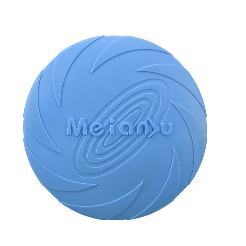 Silicone Flying Disc Dog Toy – Durable, Chew-Resistant Interactive Toy for Outdoor Play and Training